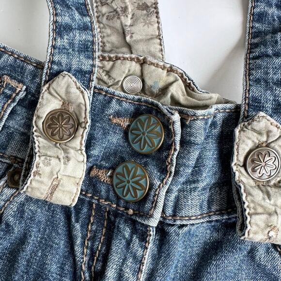 Okaidi Denim knicker Overalls - Size 3 - Great Condition! - Picture 4 of 6